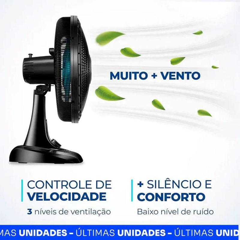 Ventilador Turbo + Brinde (COMPRE UM 1 LEVE 2) - PROMOÇÃO VERÃO - Shopping do Brasileiro 