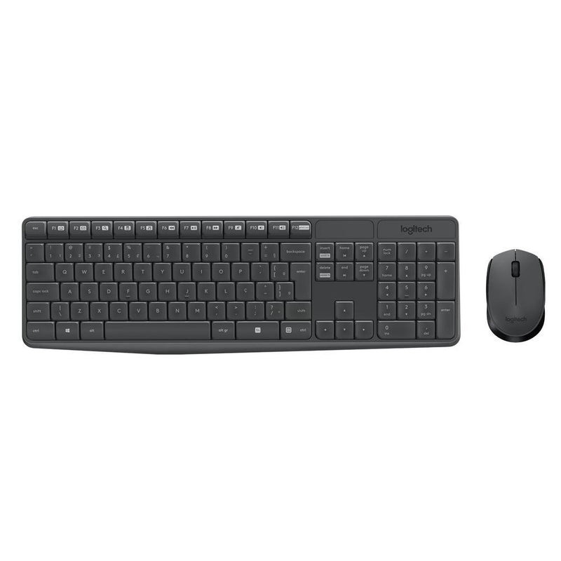 Combo Teclado e Mouse sem fio Logitech MK235 com Conexão USB, Pilhas Inclusas e Layout ABNT2 - 920-007903 - Shopping do Brasileiro 